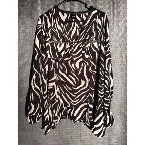Black and white Zebra print Design with Zipper pockets